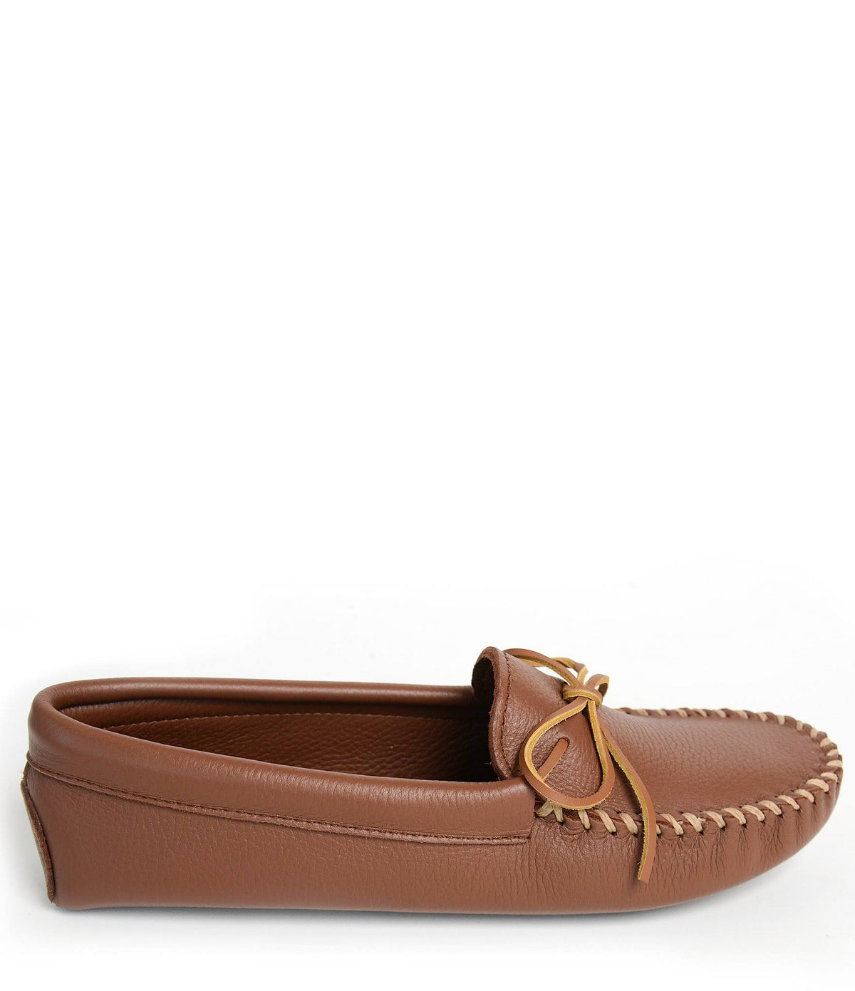 Black Double Deerskin Softsole Men&s Shoes L1830