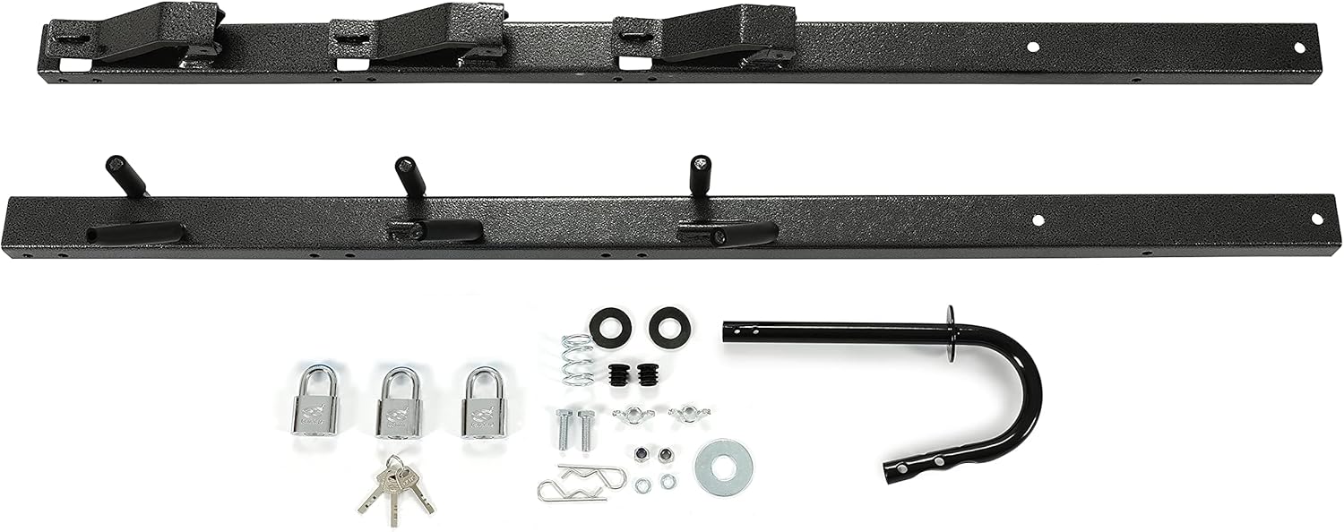3-Place Trimmer Rack Holder Carrier Mount with Lock 1 Pair U879036