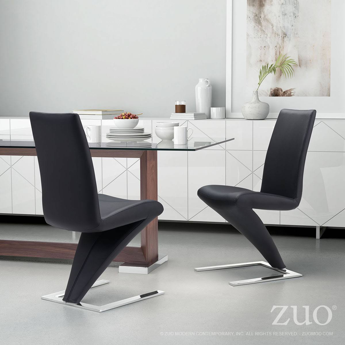 White Dining Chair (Set of 2) D774