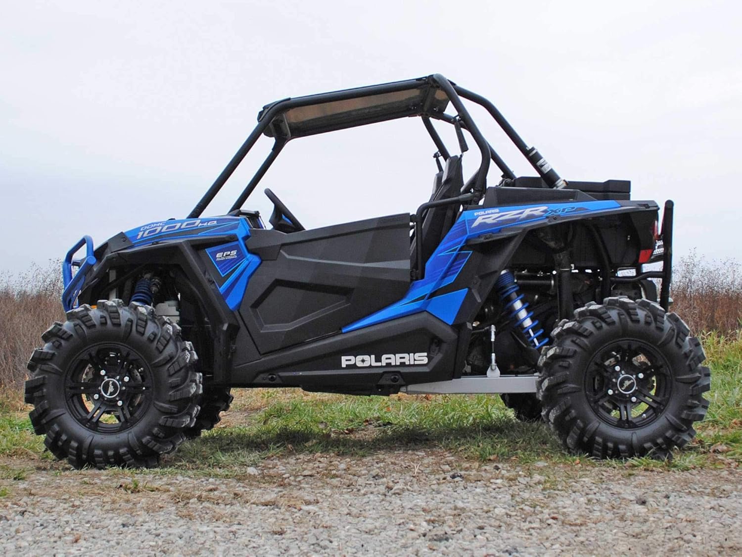 Black Full Plastic Doors for Polaris RZR 900 S, Pair C1392