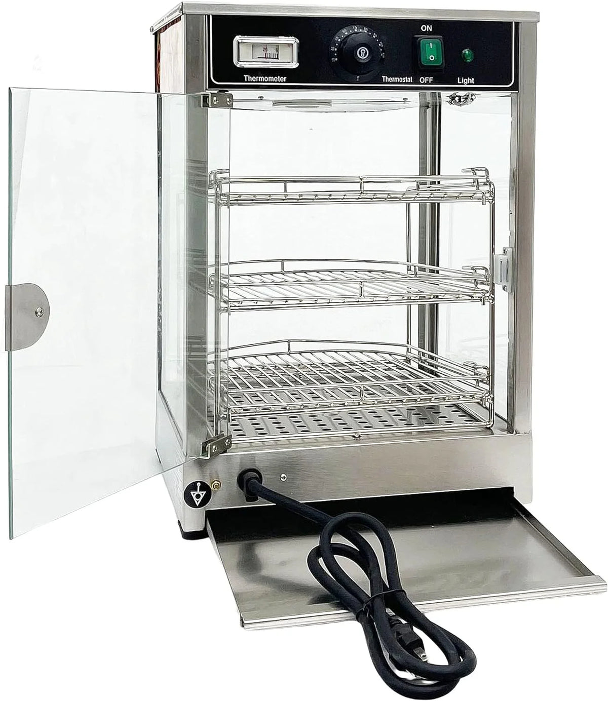 3 Tiers Stainless Steel Heated Cabinet H74592