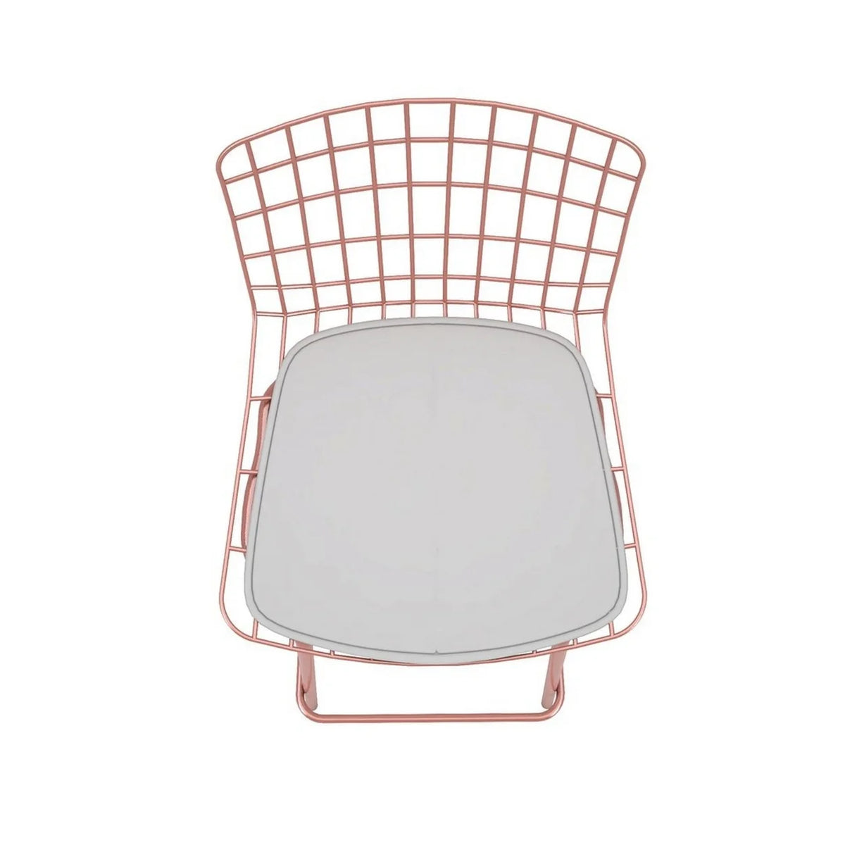 Rose Pink Gold and White Barstool Set of 3 K8019