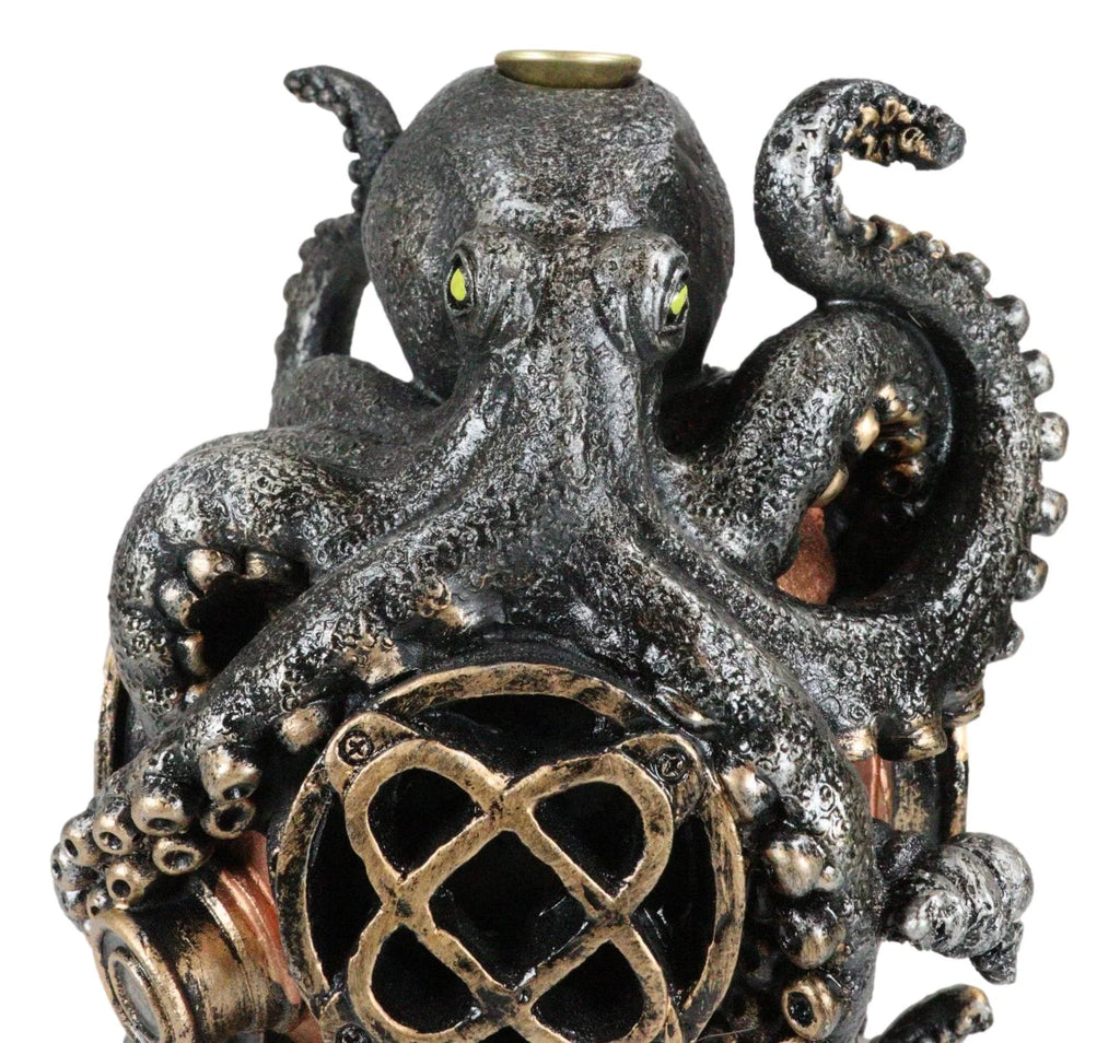 Steampunk Divers Helmet Incense Cone Burner Y68688