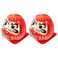 2pcs Porcelain Mini Daruma Fortune Dolls L146