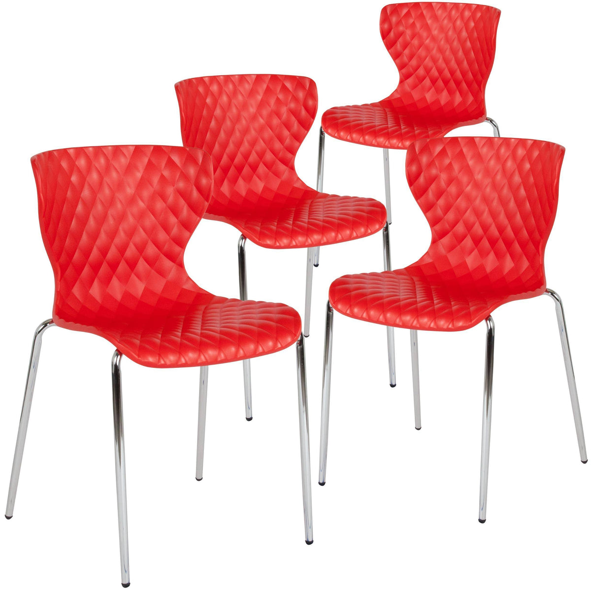 Gray Plastic Stack Chair Y94362