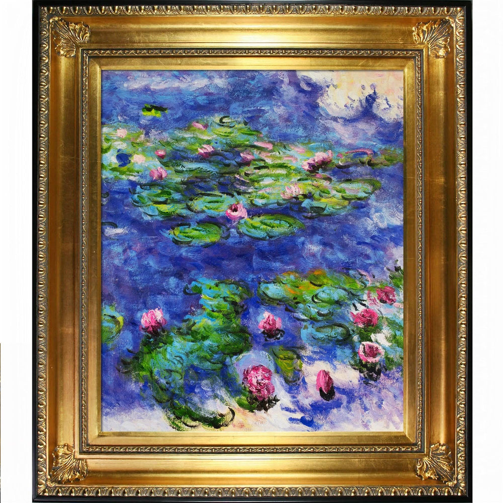 Hand Painted Framed Oil Reproduction on Canvas E917
