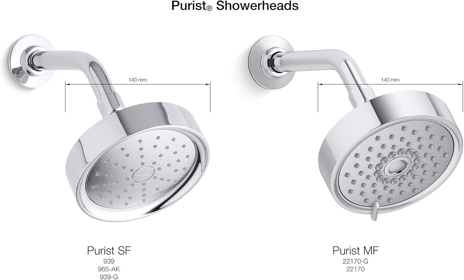 Vibrant Titanium Showerhead G321