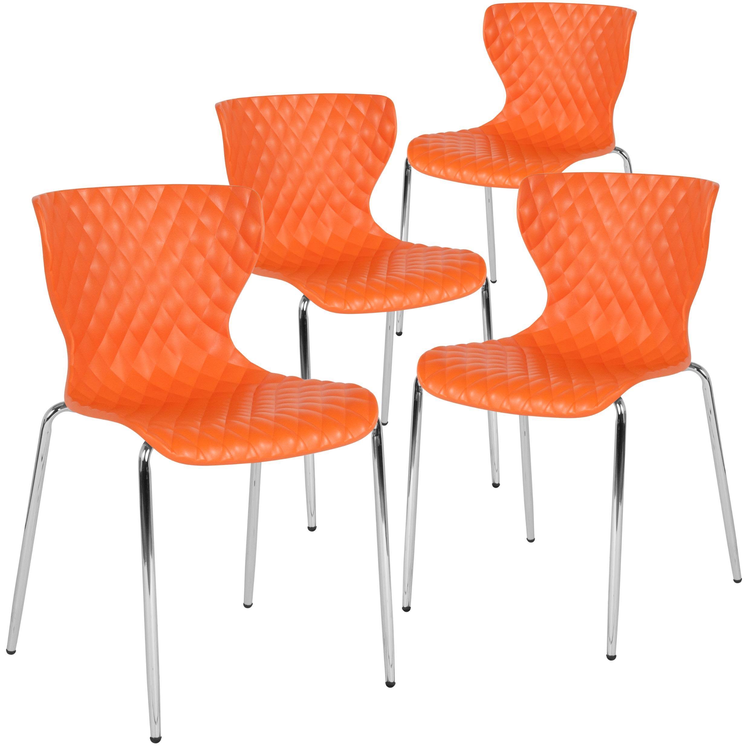 Gray Plastic Stack Chair Y94362