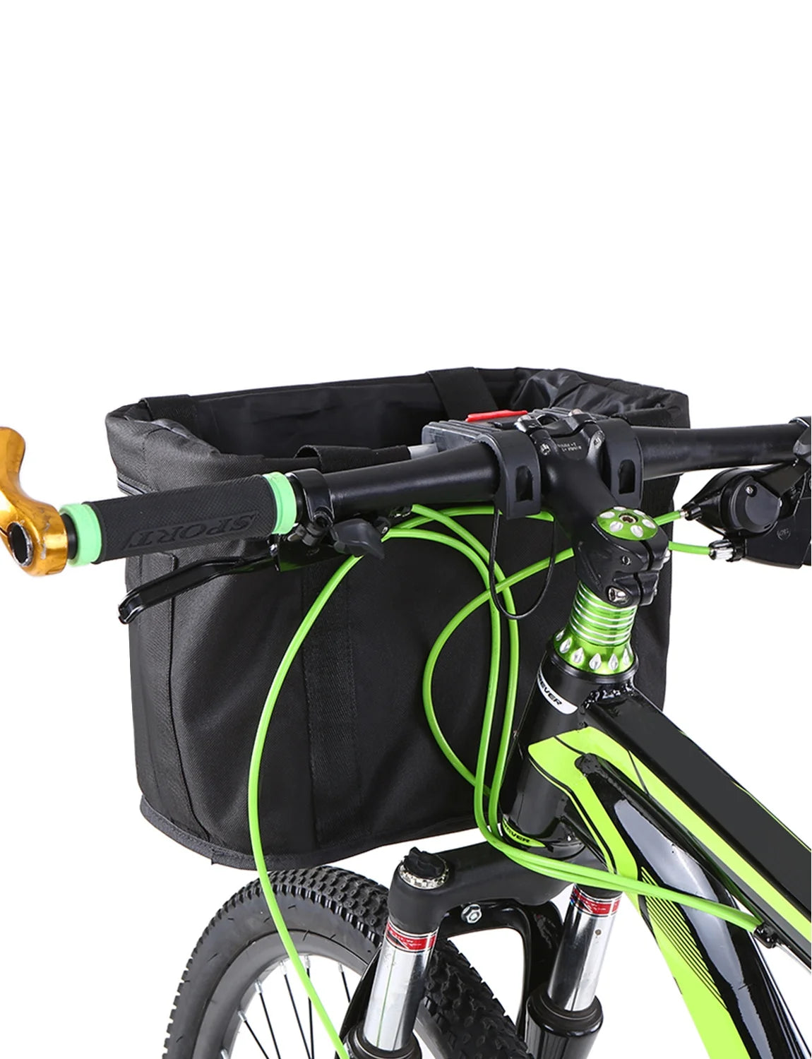 Bicycle Front Basket Removable Waterproof Pet Carrier K250528