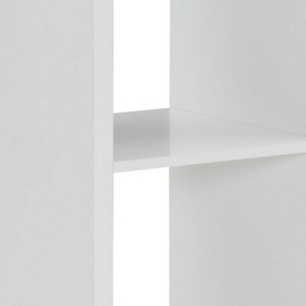 White Wooden Storage Cabinet with 2 Cubbies R35986