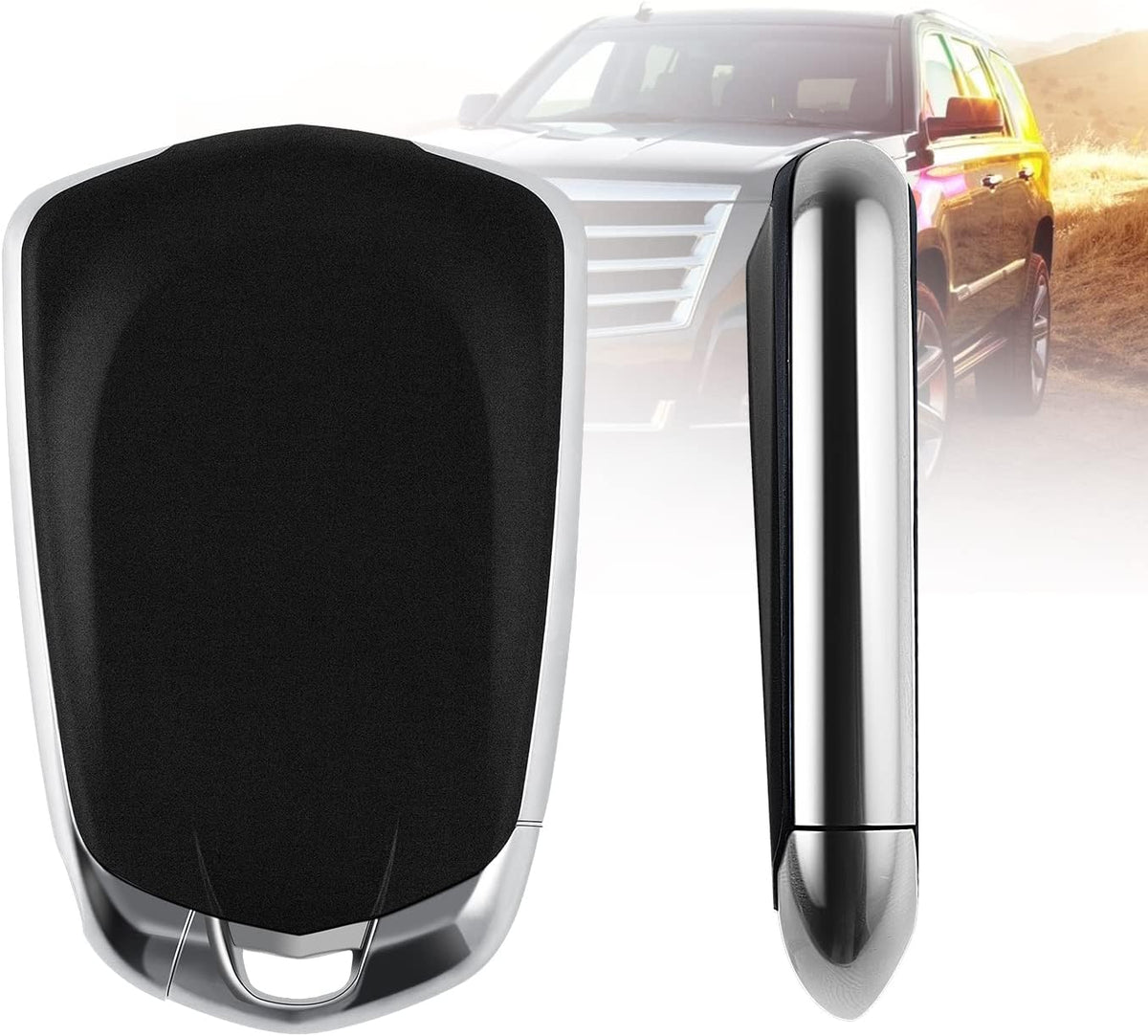 Replacement 6 Buttons Proximity Smart Keyless Entry Remote Fob for Cadillac Escalade and Escalade ESV 2015-2020 315Mhz FCC: HYQ2AB 1 Piece Pack of 2 R286278
