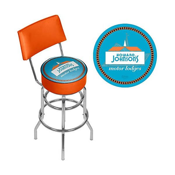 Padded Swivel Bar Stool with Back A7973