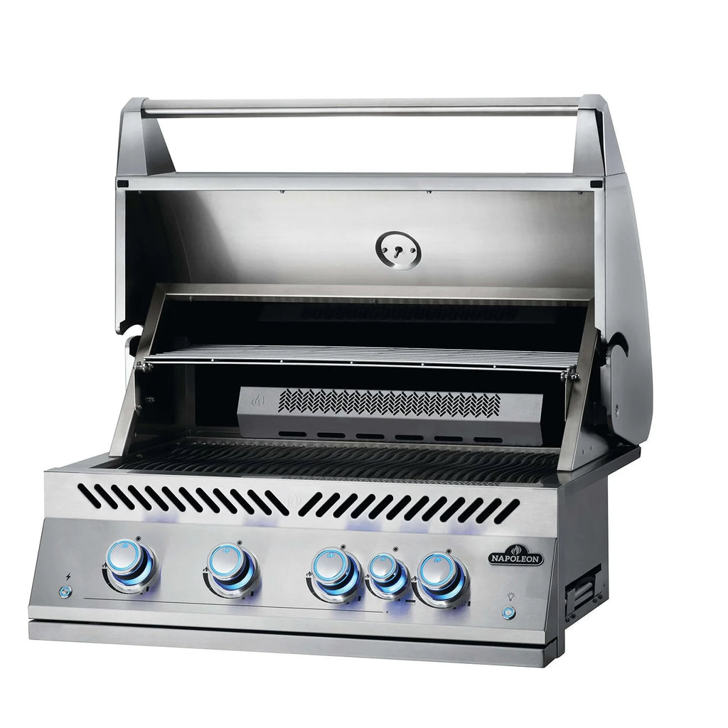 32-Inch Propane Gas Grill with Infrared Rear Burner and Rotisserie Kit R697438