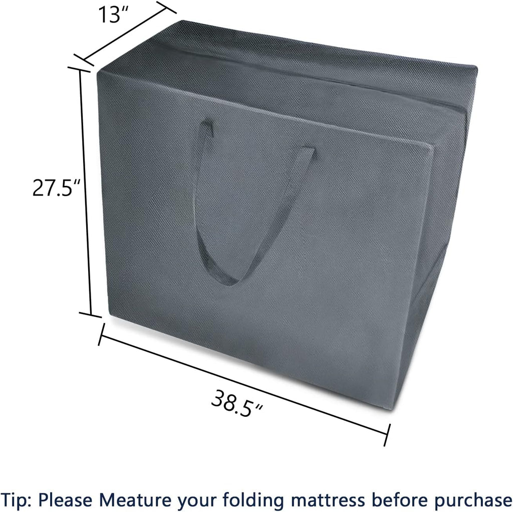 Folding Mattress Storage Bag, Waterproof Reusable Case, Grey W660