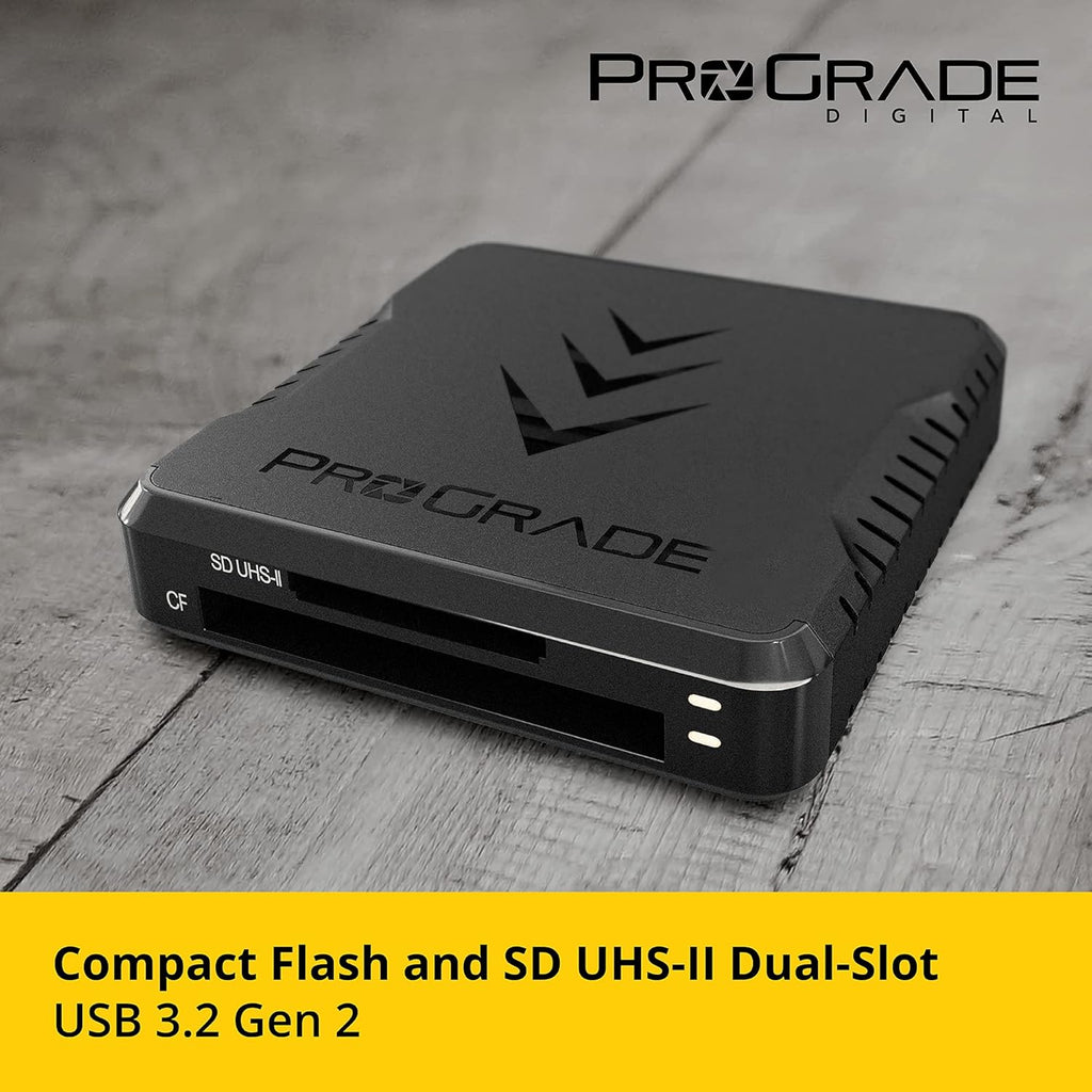Compact Flash and SD UHS-II Dual-Slot Memory Card Reader D333