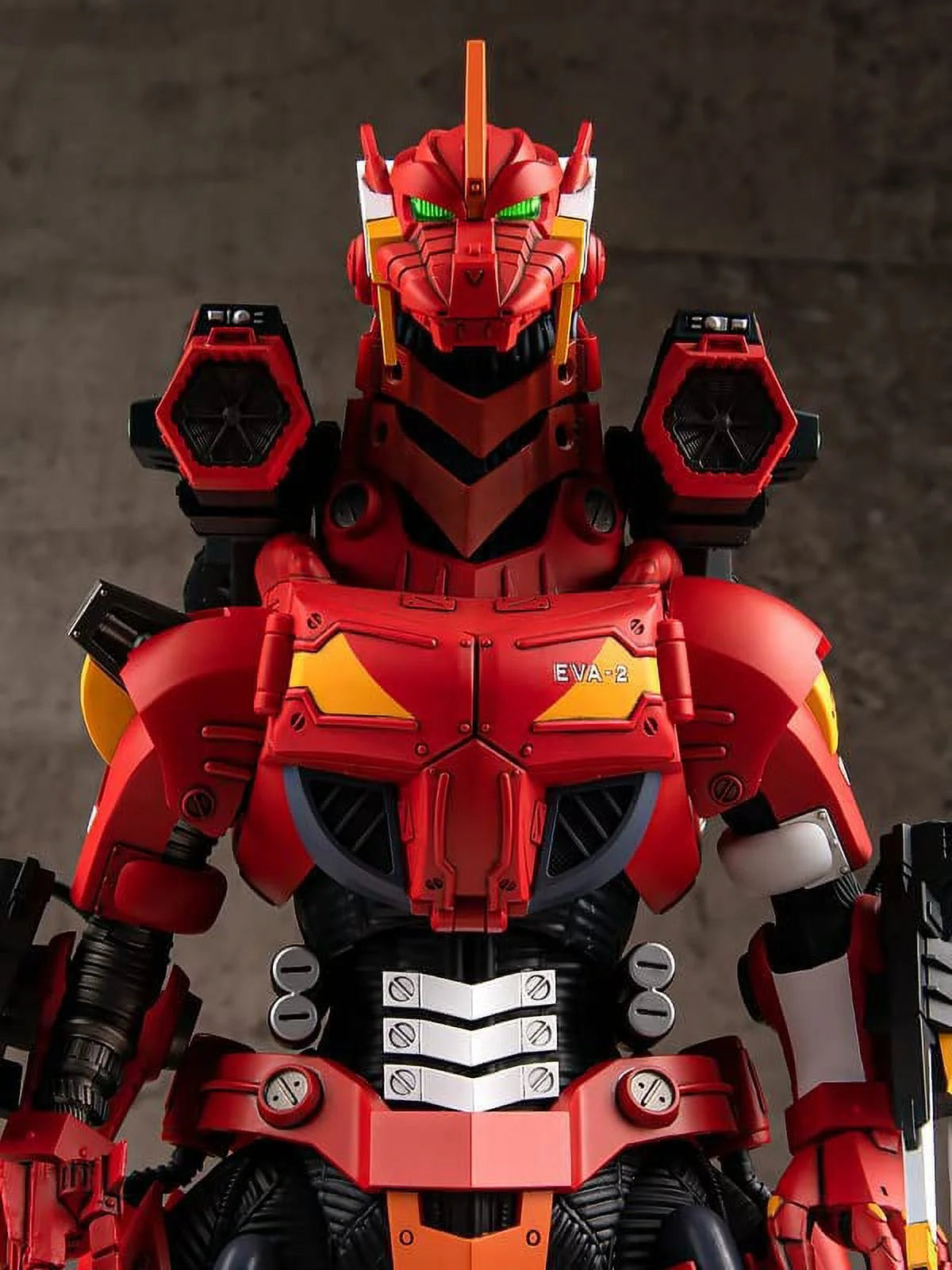 Godzilla vs Evangelion Kiryu Kai Eva Unit-02 Color Model Kit Figure T1966