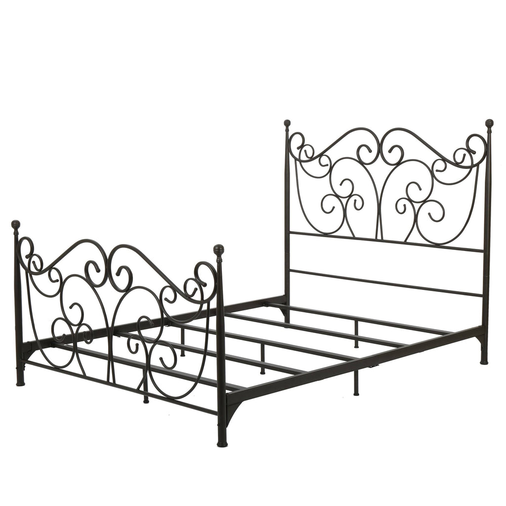Queen Dark Bronze Bed Set B162