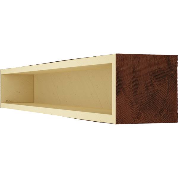 Knotty Pine Faux Wood Fireplace Mantel L346