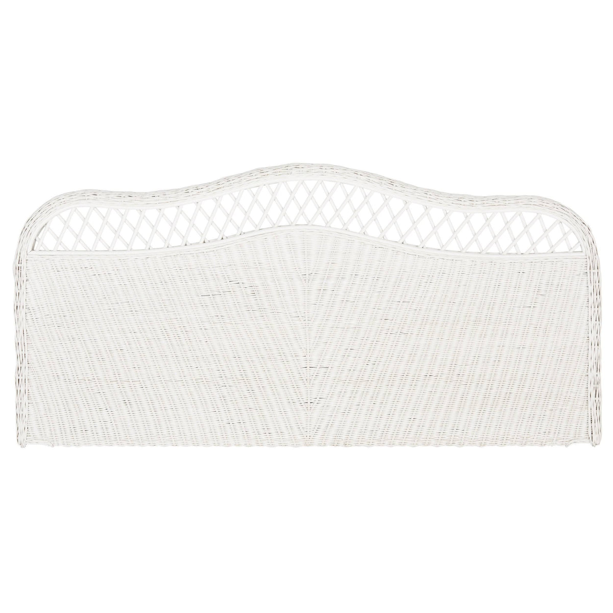 White Queen Rattan Headboard L998