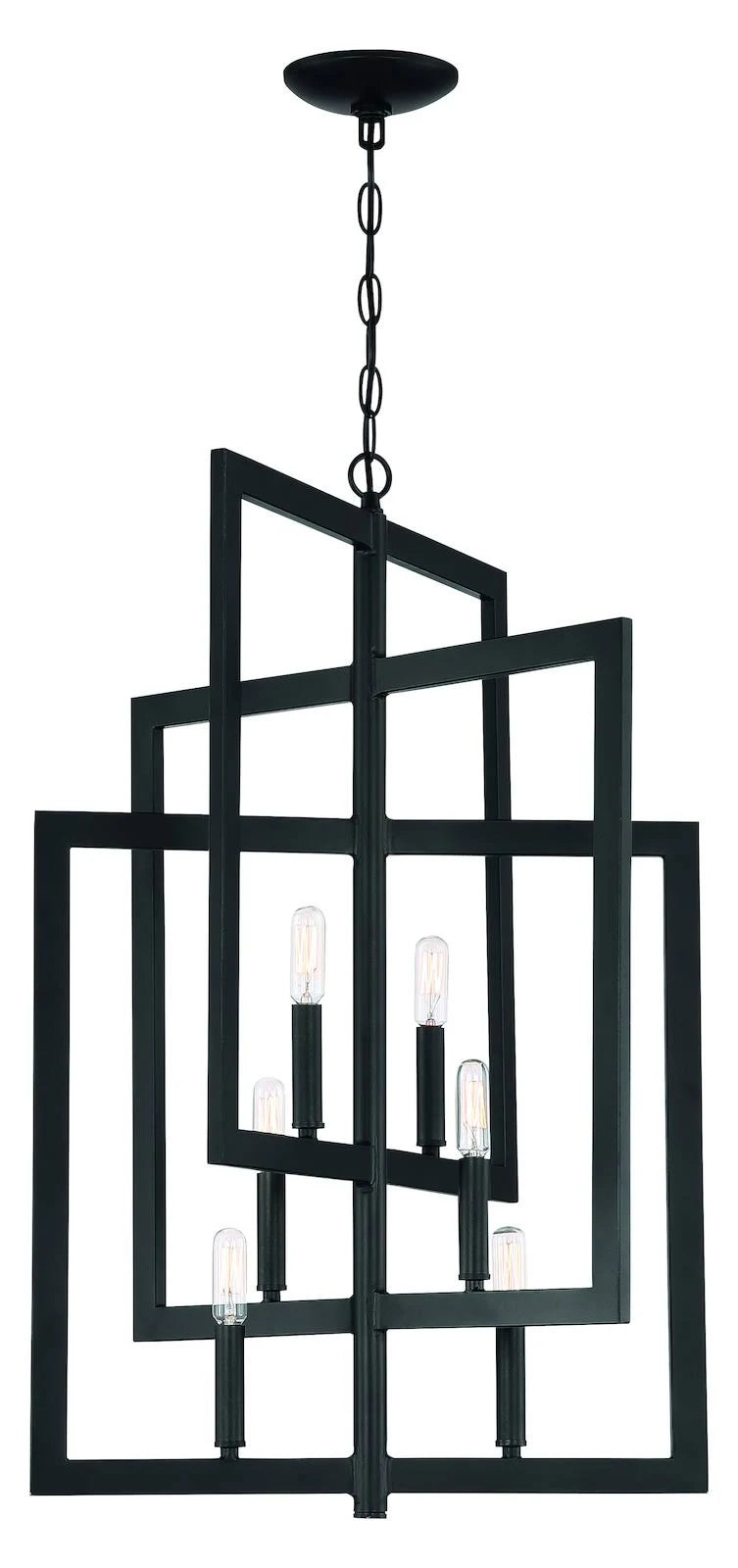 6 Light Espresso Foyer T3825