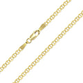 10K Yellow Gold 2mm Mariner Chain Necklace, 22 Inches U1564