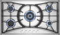 36 Inch Gas Cooktop with 5 Sealed Burners in Stainless Steel M760
