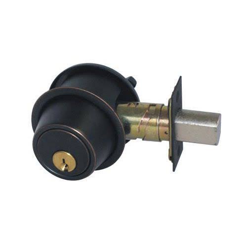 Double Cylinder Deadbolt Satin Chrome M9276