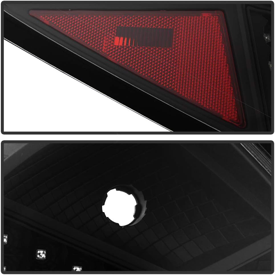 Black LED Tail Lights for 2007-2012 Nissan Altima 4-Door Sedan B797