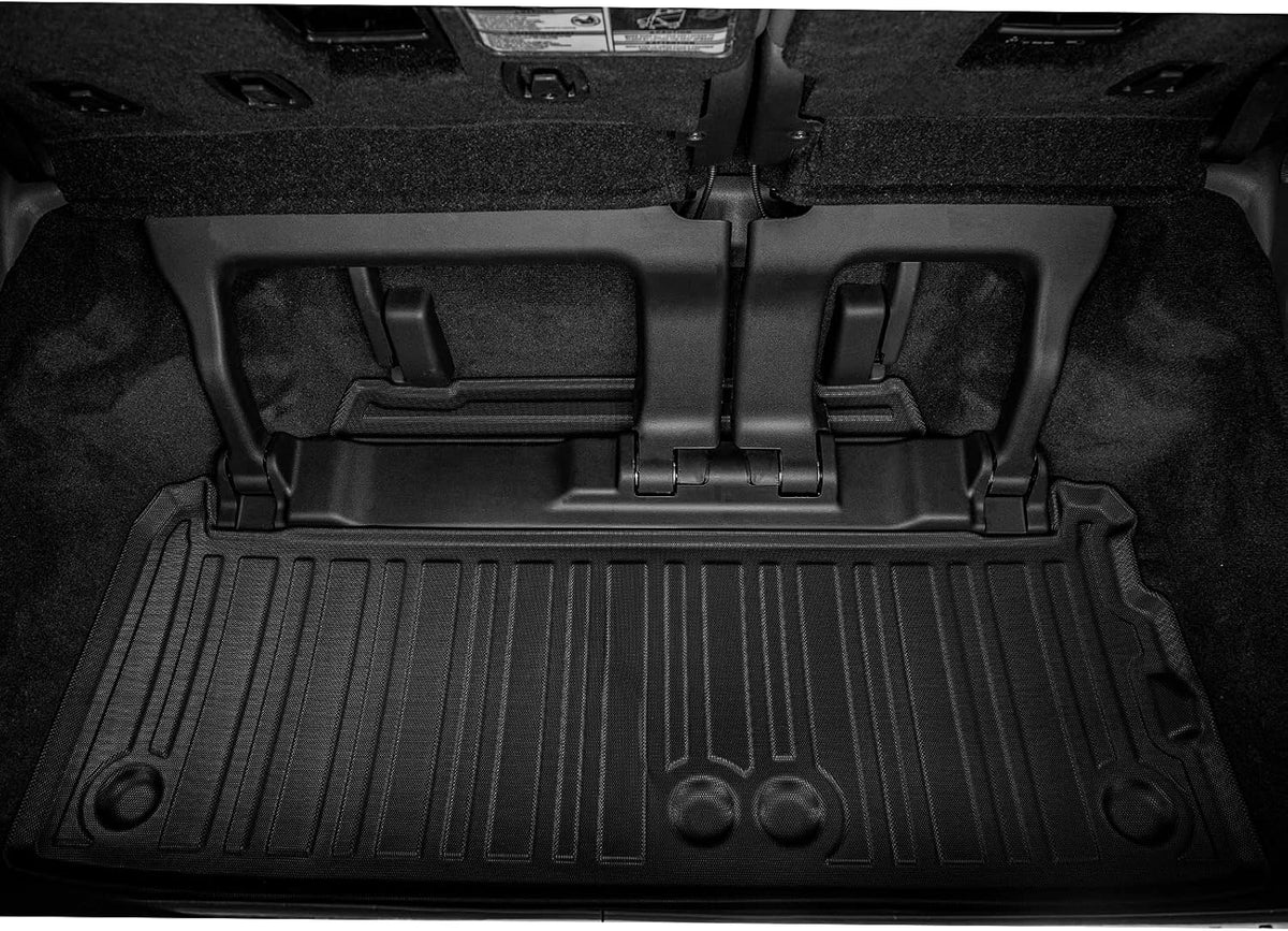 Black Pack of 2 TPE Cargo Liner for Toyota Sienna W511