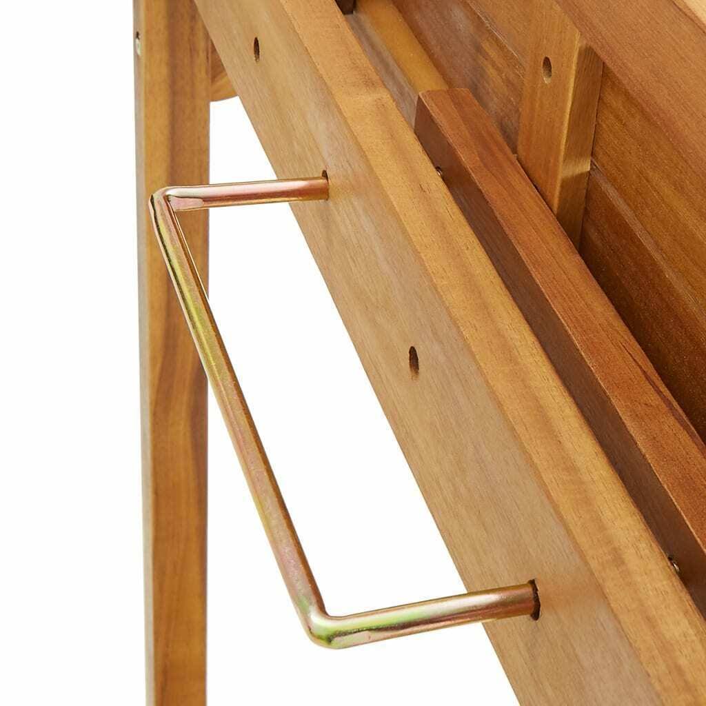 3 Piece Solid Acacia Wood Garden Furniture Set Q86556