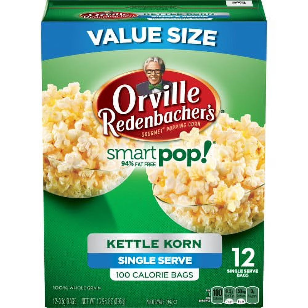 Kettle Corn Microwave Popcorn, Mini Bags, 1.16 Oz, 12 Ct (Pack of 4) R3208
