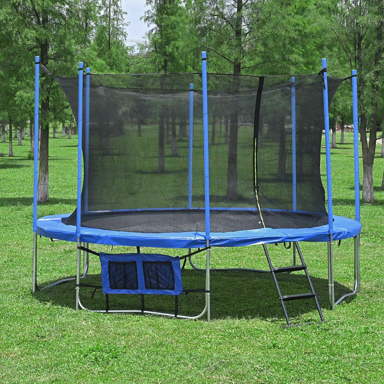 39" Trampoline Ladder 2 Step Wide Anti Skid U5890