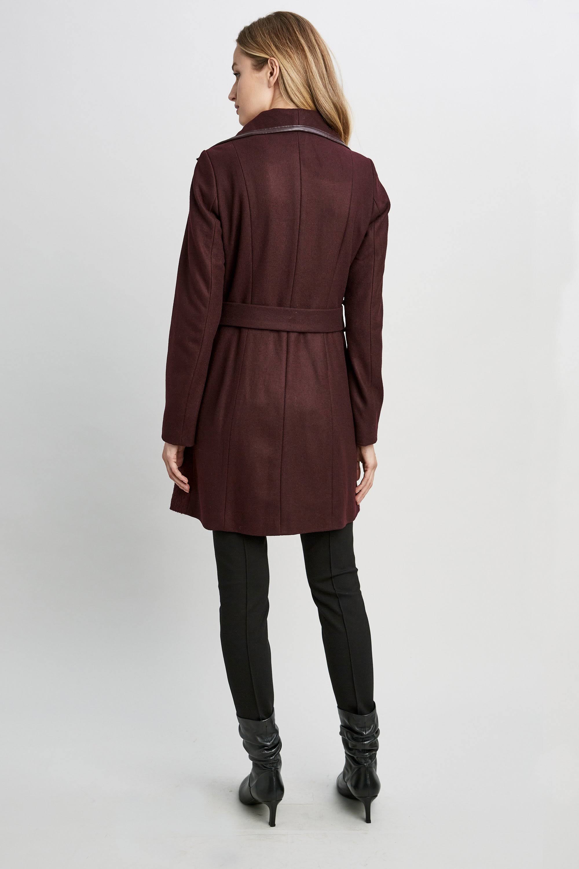 Wool-Blend Coat J14202