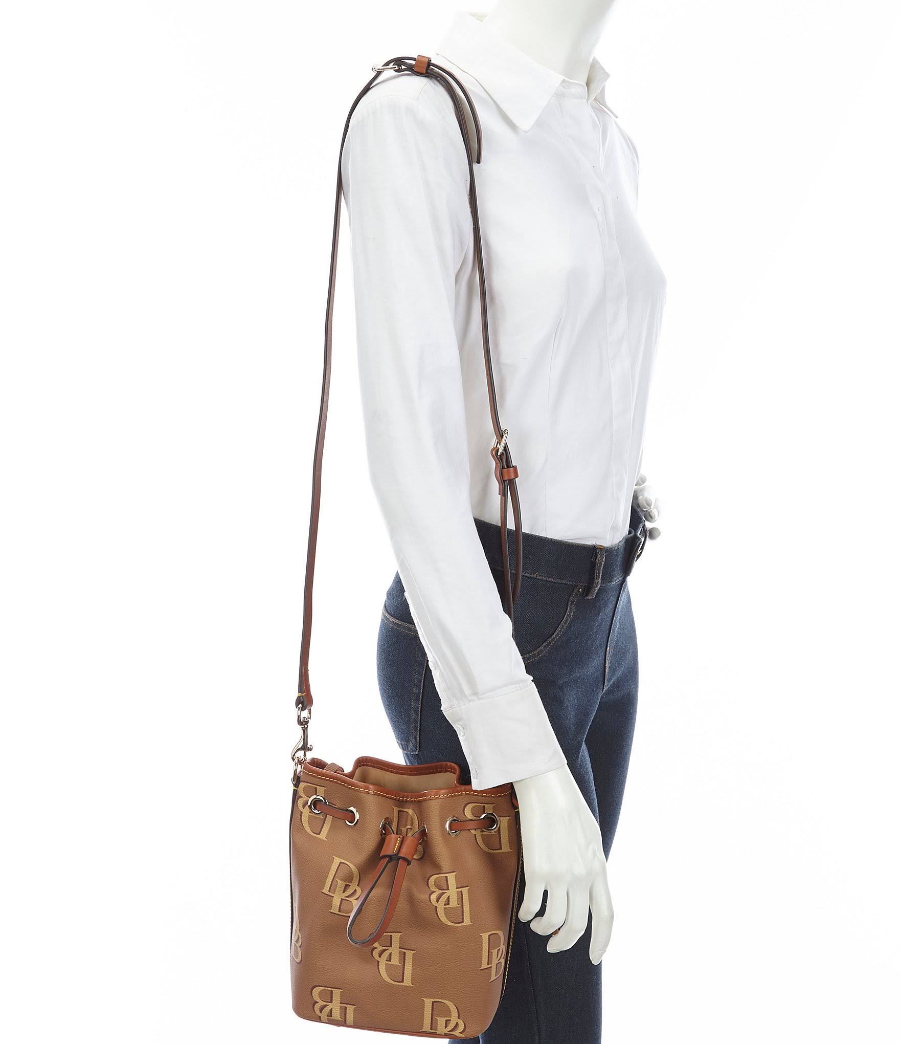 Saddle Coated Cotton Drawstring Bag L230