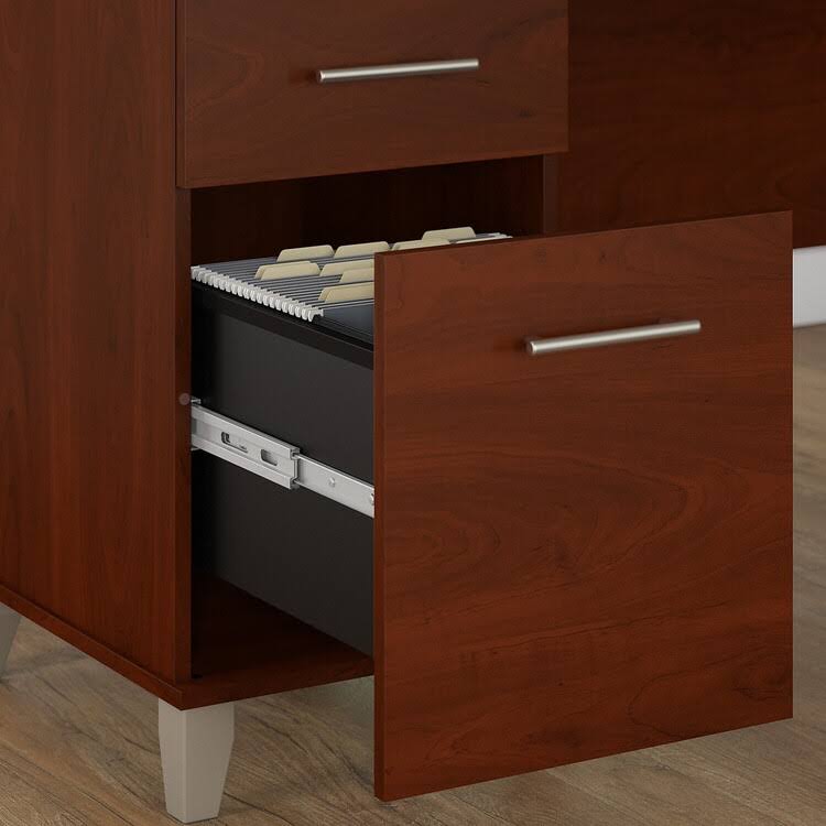 72W Storm Gray Sit to Stand L Shaped Desk H29934