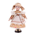 30cm Porcelain Doll Girl Figures with Stand X904592