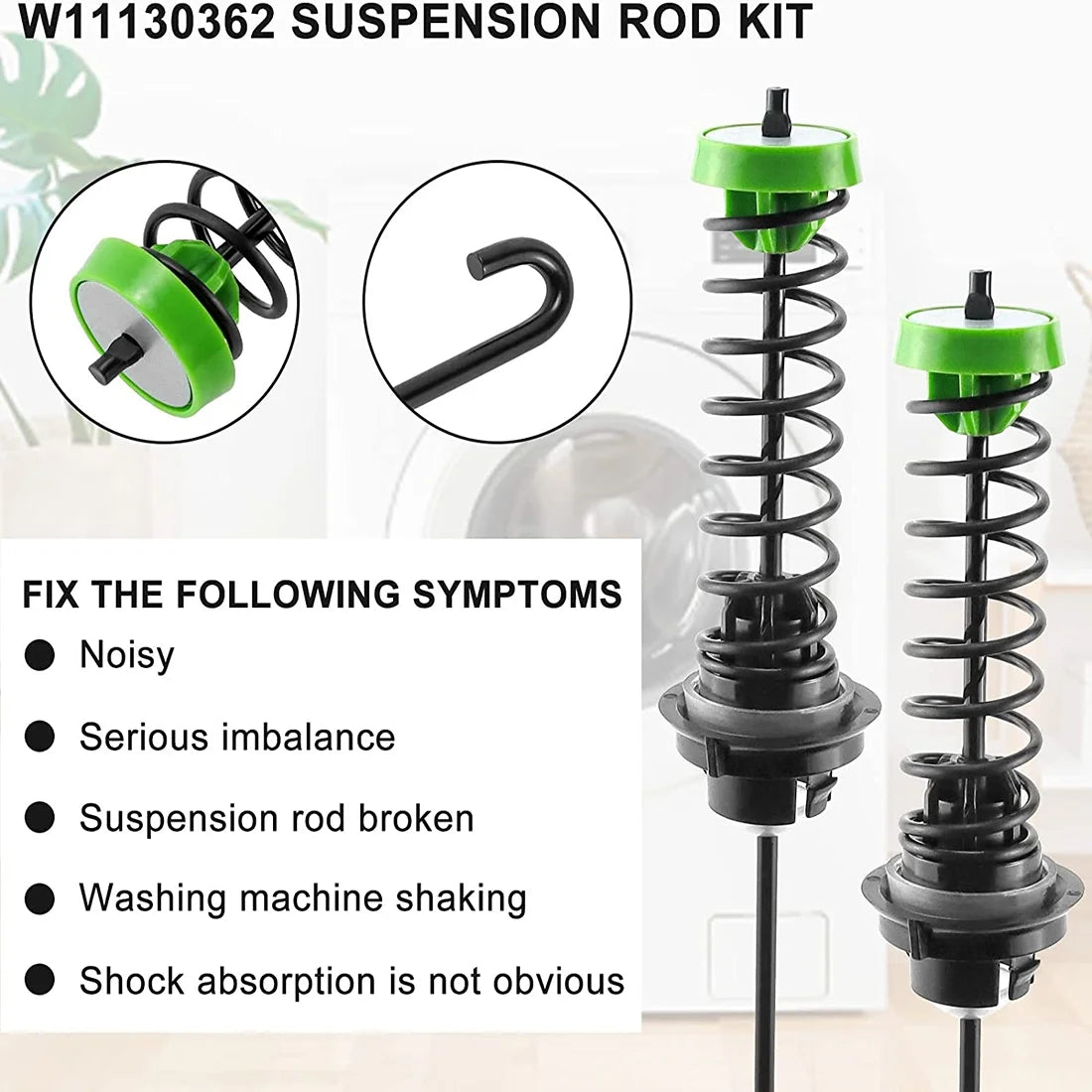 Washer Suspension Rod Kit B8735