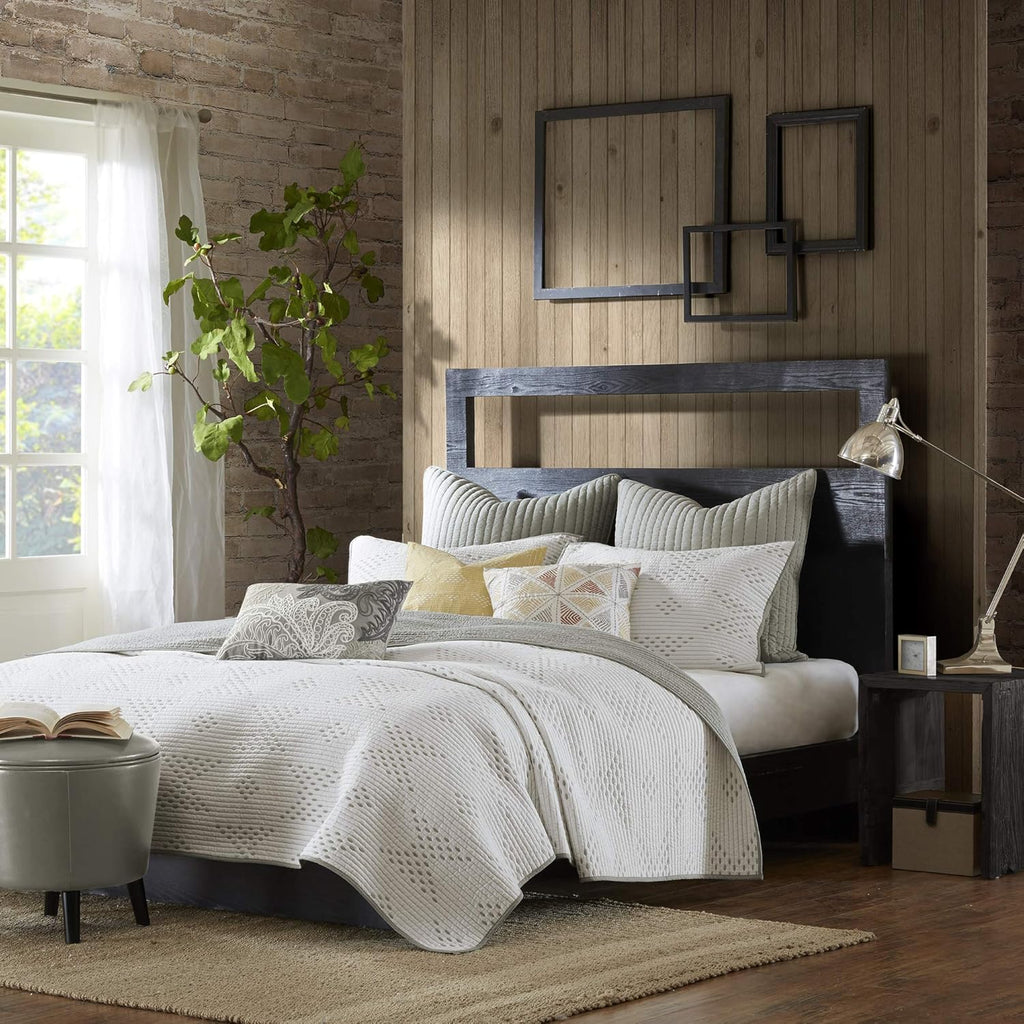 Navy 3 Piece Coverlet Mini Set, King/California King E1513