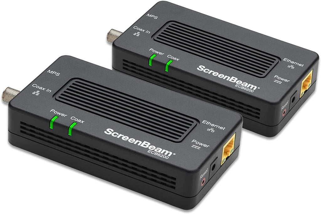MoCA 2.5 Network Adapter for Ethernet Over Coax (2 Pack) V969725