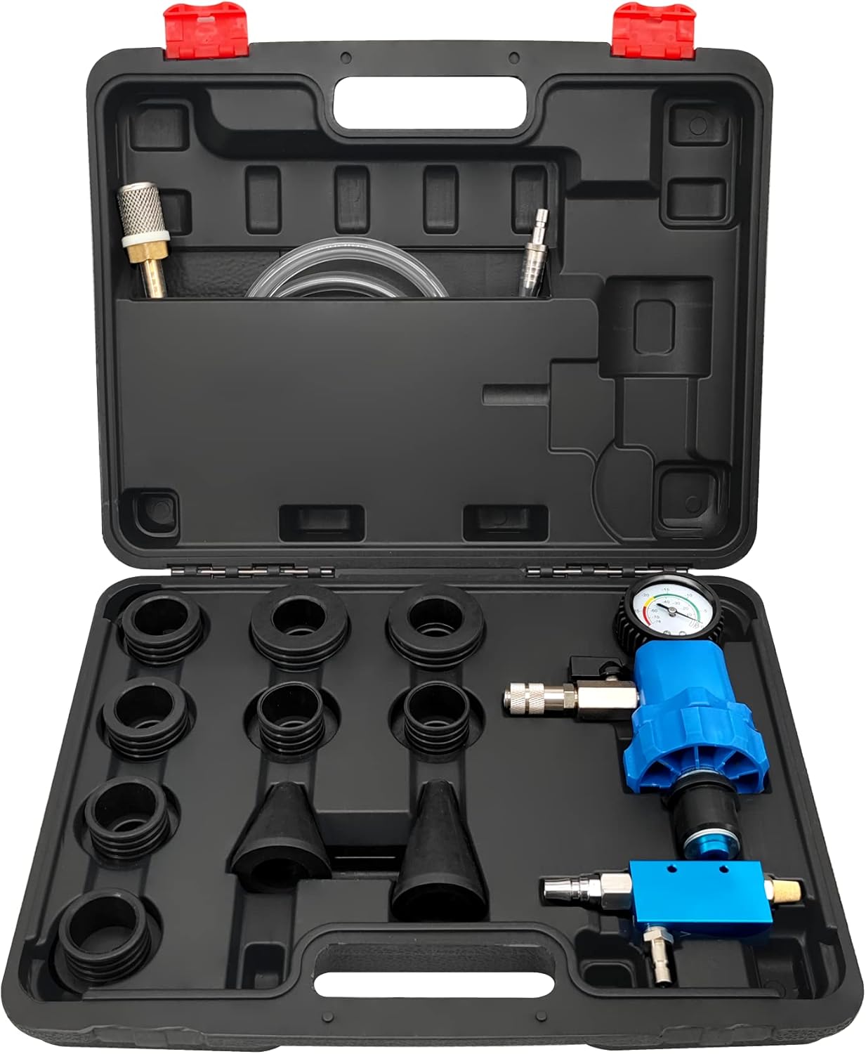 Coolant Vacuum Refill Kit with 8 Rubber Sleeves & 2 Adapter Cone Plug G626881