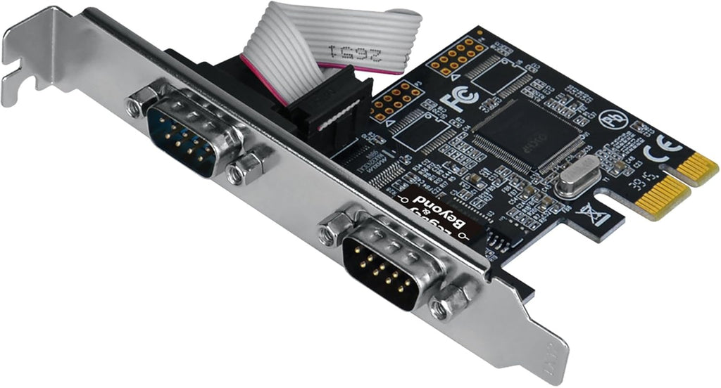 Quad (4 Port) Serial RS-232 PCIe Card with 16C550 UART Pack of 2 A942
