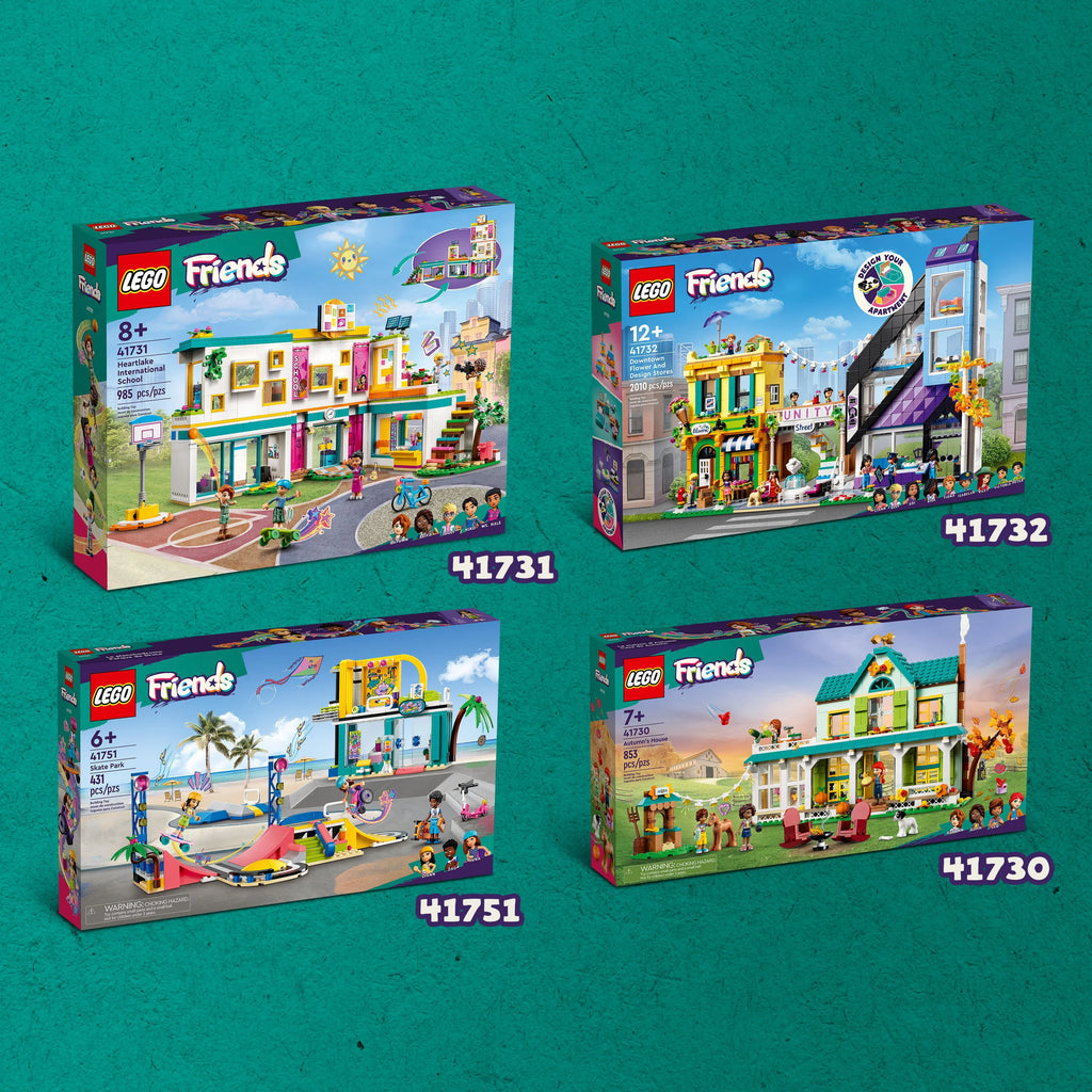 LEGO Friends Skate Park Set 41751 Skateboard Toy and Mini-Doll Playset P16285