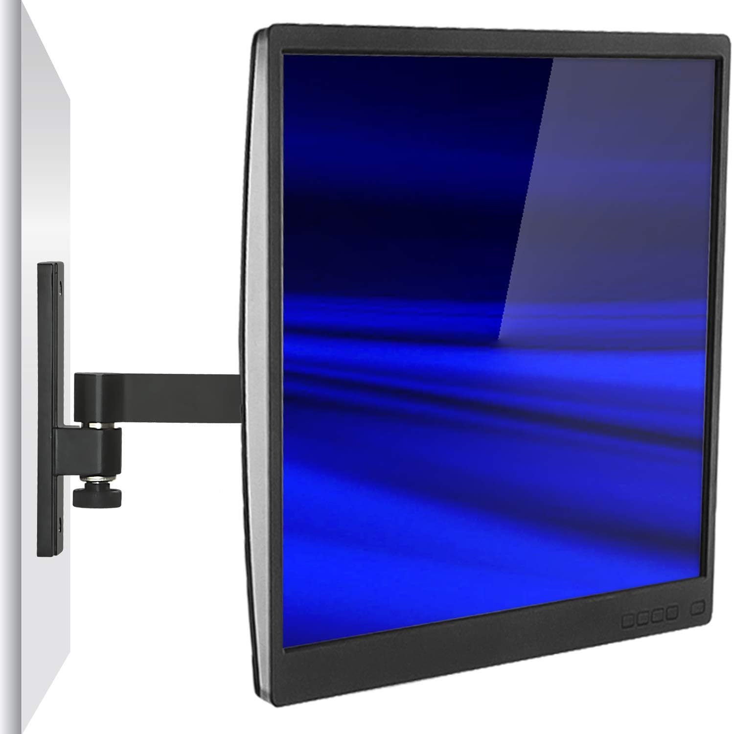 Full Motion VESA Monitor Wall Mount, 33 lb Capacity, Black, Pack of 2 V72987
