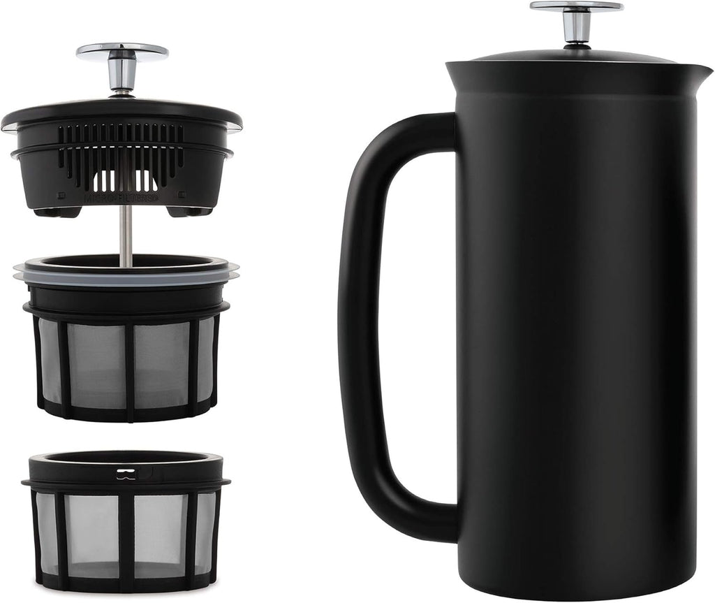 18 Ounce Double Walled Stainless Steel French Press S4652