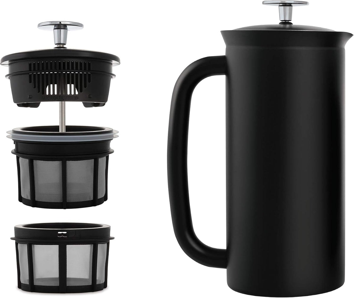 18 Ounce Double Walled Stainless Steel French Press S4652