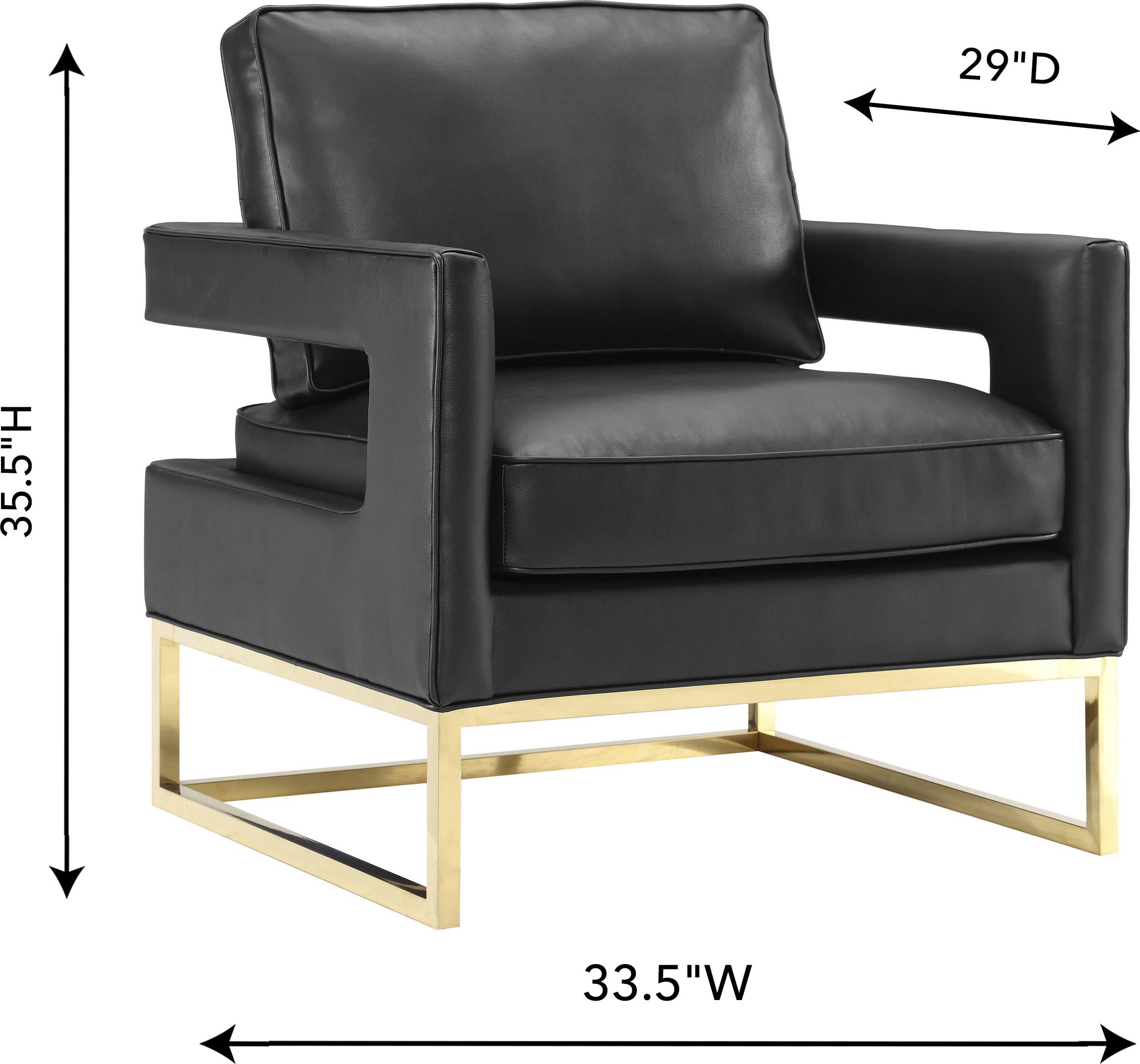 Black Leather Chair Q23960