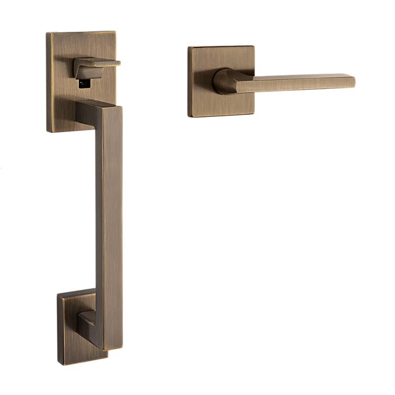 Satin Brass/Black Smart Handleset Kit P51944