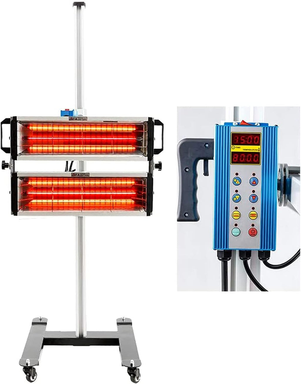 2000W Infrared Paint Curing Lamp with Stand V62702