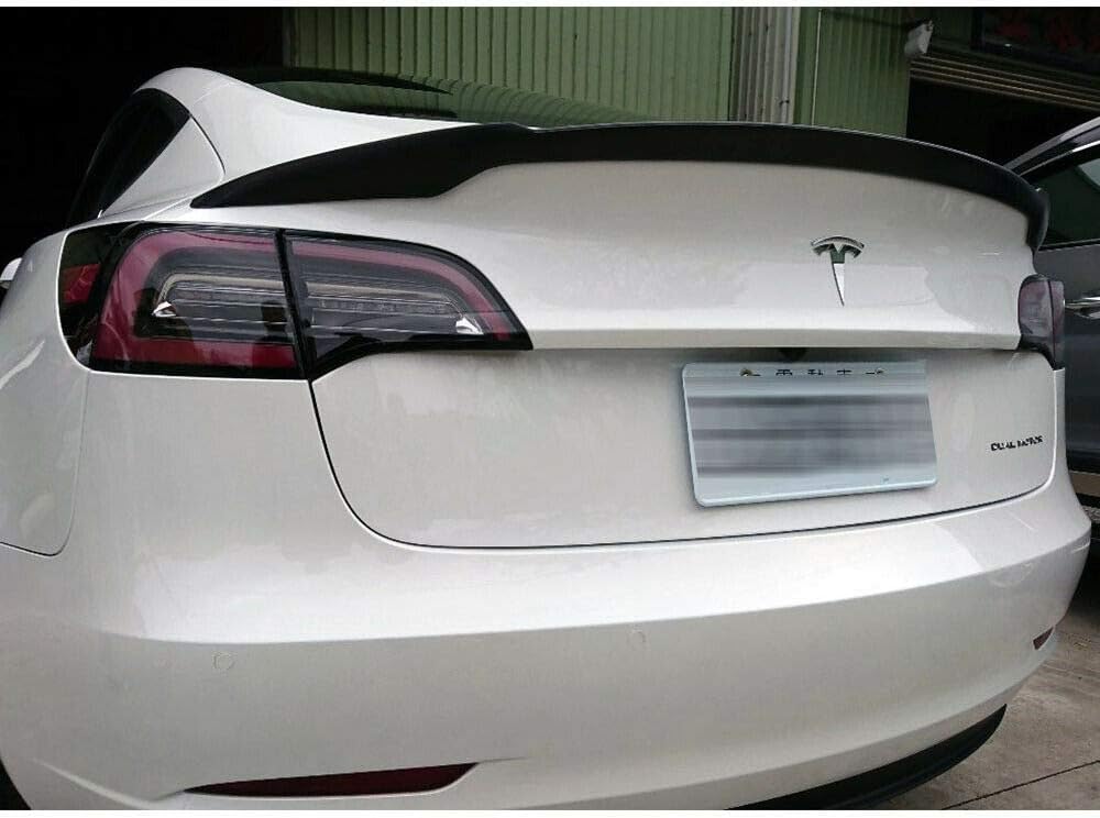 Glossy Black Rear Trunk Lid Spoiler Wing J1078