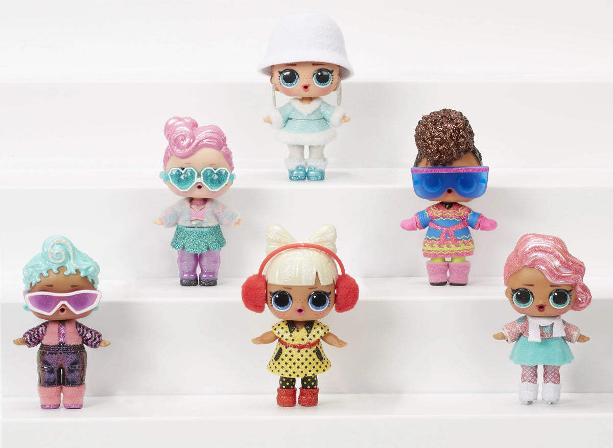 LOL Surprise Winter Chill Dolls With 8 Surprises Including Collectible Doll, Fashions, Doll Accessories, Holiday Ornament Reusable Packaging D82803